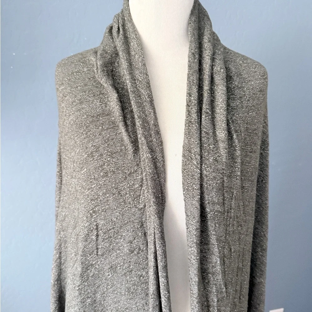 Free People Grey Duster Open Front Long Cardigan Size XS/S New NWOT